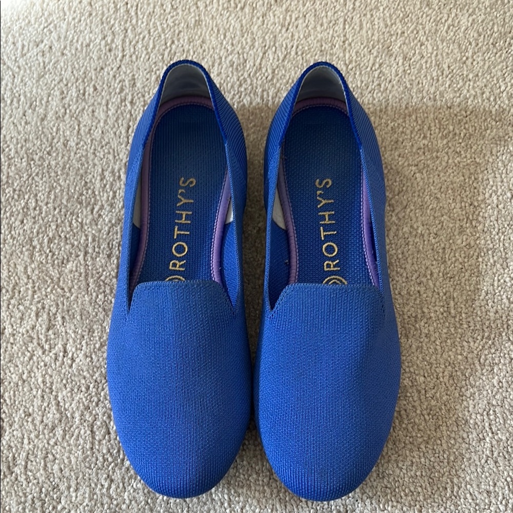 Rothy's Women’s Cornflower Blue The OG Loafer Sleek Slip-On Design